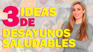 3 DESAYUNOS SALUDABLES  Lorena Romero [upl. by Stubbs247]