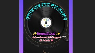 Tomar Ghore Bosot Kore Koyjona  Bengali Lofi SlowedReverb  Song [upl. by Noicpecnoc]