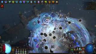 PoE 324 Occultist CoC CI Ice Nova of Frostbolt  Showcase  T16 Cemetery 8 MOD Breach Scarab farm [upl. by Desirea]