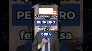 🔵 Ele jogava fora a massa que sobrou no fim do dia pedreiro engenhariacivil arquitetura [upl. by Fidole]