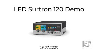 LED Surtron 120 Diathermy Demonstration [upl. by Betti]