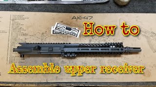 How to build assemble ar15 upper receiver [upl. by Willett]