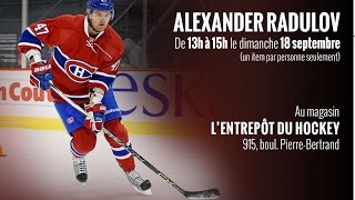 Alexander Radulov  LEntrepôt du Hockey de Québec [upl. by Shamus]