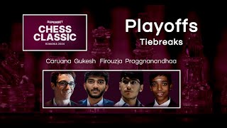 ROMANIA CHESS CLASSIC 2024  PLAYOFFSTIEBREAKS [upl. by Nilyarg]