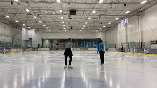 Adult Figure Skating Twizzles and Chocktaw Lesson [upl. by Kirwin170]