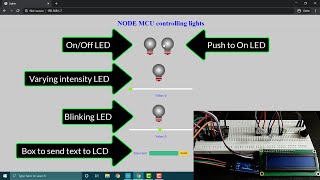 NodeMCU ESP 8266 with Dynamic Web page [upl. by Merle]