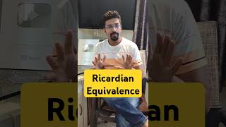 Ricardian Equivalence Theory in Economics shorts economy economics [upl. by Darnell]