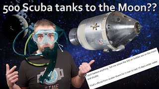 People think scuba tanks prove fake Moon landings [upl. by Rayburn]