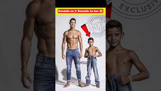 🔥 Jr Ronaldo na ronaido ko 😱 ytshortsvideo shortsviral shorts ronaldofact [upl. by Nirac]