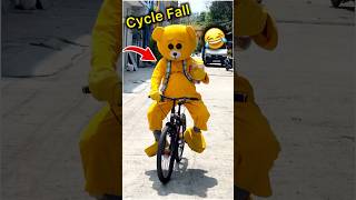 Watch till End 🤣🚲……teddy funnyshorts comedy [upl. by Namhcan421]