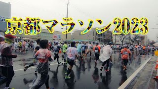 京都マラソン2023！KYOTO MARATHON 1万6千人の市民ランナーがスタート [upl. by Darby]