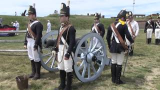 1812 Fort McHenry Reenactment  Raw Video [upl. by Elocin]