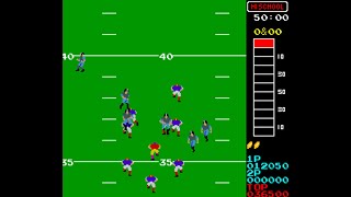 Vs 10Yard Fight Arcade Longplay 1984 Irem World 110584 [upl. by Jorrie]