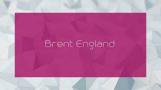 Brent England  appearance [upl. by Esiuol349]