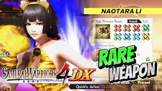 Samurai Warriors 4 DX  Cara Mendapatkan Rare Weapon Naotara Li [upl. by Saidnac421]