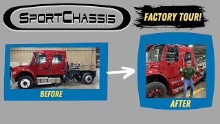 Sportchassis Factory Tour  M2 106 Freightliner [upl. by Kamat406]