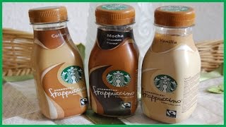 Starbucks Frappuccino Coffee Unboxing [upl. by Yllatan]