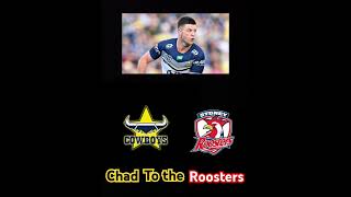 Chad Townsend going to the roosters nrl fyp viralshort [upl. by Desdee]