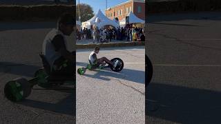 Huffy Green Machine Trike Drifting huffy greenmachinedrift driftingspinshortsyoutubeshorts [upl. by Bowden]