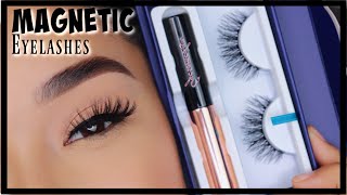 How To Apply MAGNETIC EYELASHES [upl. by Desdamona]