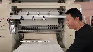 Interfold V folding hand towel paper machine [upl. by Yennaiv]