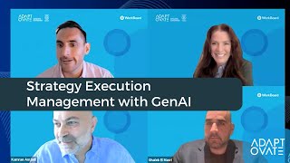 Strategy Execution Management with GenAI  ADAPTOVATE and WorkBoard webinar  November 2024 [upl. by Ayo]