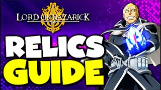 Relics Full Guide amp Explanation  Lord of Nazarick Overlord [upl. by Karol]