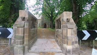 Church lych gate repairs under way at Longhirst [upl. by Nylinej761]