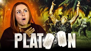 PLATOON 1986 🪖 First Time Watching 🎬 Movie Reaction [upl. by Eidur]