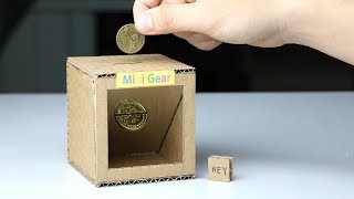 How to Make Magic Coin Box  Piggy Bank [upl. by Daraj]