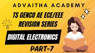 TS GENCO AE ECE EEE  Digital Electronics IES PYQs Part 7  Advaitha Academy [upl. by Ymia807]