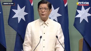 Philippine President Marcos addresses Australian Parliament [upl. by Anirtak336]