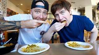 Eating INDIAN FOOD with TORRANCE COOMBS from REIGN and THE ORIGINALS  Los Angeles CA [upl. by Monsour]