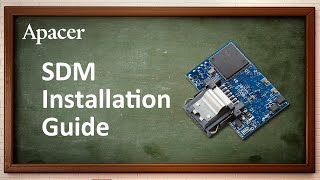 Apacer SSD  How to install an SDM [upl. by Enyala]