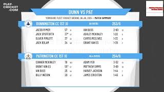 Dunnington CC 1st XI v Patrington CC 1st XI [upl. by Laetitia]