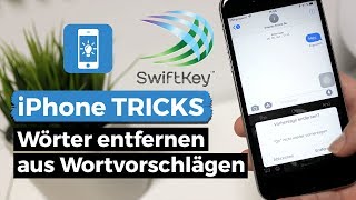 iPhone Tastatur Wörter aus Wortvorschlägen entfernen [upl. by Alrad]