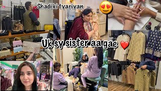 UK SY SISTER B AA GAE 😍  SHADI SHOPPING ❤️ BHABI ATAY HI SALON 😂 [upl. by Dleifrag]