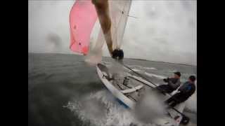 RS200 Windy Dinghy Sailing on GoPro [upl. by Nive70]