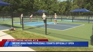 Wesselman Pickleball courts officially open [upl. by Sloan786]