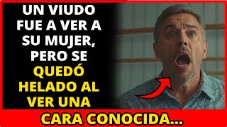 UN VIUDO FUE A VER A SU MUJER PERO SE QUEDÓ HELADO AL VER UNA CARA CONOCIDA [upl. by Lleneg715]