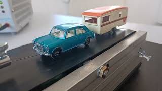 Matchbox MG 1000 MB 64A 1970 amp Trailer Caravan 57B [upl. by Aserret]