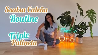 PATINETA TRIPLE  Salsa caleña routine 2 [upl. by Lidaa491]