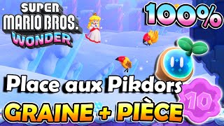 Place aux Pikdors 100  Graine Prodige  Pièce Fleur  – M2 Mont Nébuleux  SUPER MARIO BROS WONDER [upl. by Capwell721]