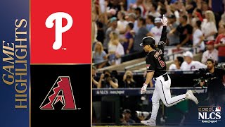 Phillies vs Dbacks NLCS Game 4 Highlights 102023  MLB Highlights [upl. by Mccafferty]