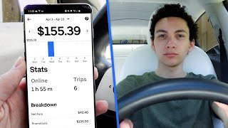 Earning 150 in 2 Hours of Driving for Uber [upl. by Abbate336]