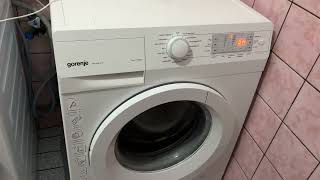 Gorenje SensoCare WA744L  Final Spin 1400rpm At 011 On Display [upl. by Magdaia]