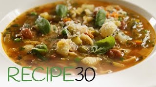 The best Italian Hearty Minestrone Soup [upl. by Asyram293]