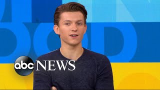 Tom Holland says he had 8 auditions for SpiderMan Homecoming [upl. by Anileh]