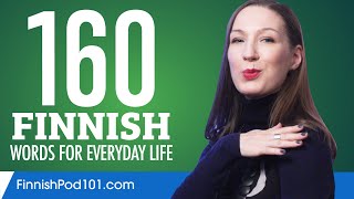 160 Finnish Words for Everyday Life  Basic Vocabulary 8 [upl. by Reseda]