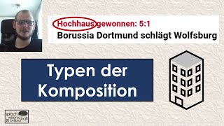 Hochhaus gewonnen – Typen der Komposition 🗨️ Sprachwissenschaft beispielhaft [upl. by Ashia]